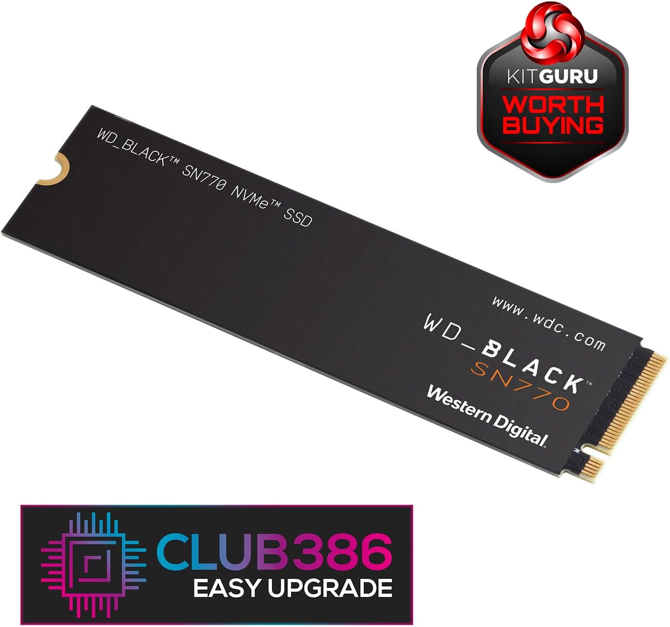 WD_BLACK 1TB SN770 NVMe Internal Gaming SSD Solid State Drive – Gen4 PCIe, M.2 2280, Up to 5,150 MB/s – WDS100T3X0E - Image 2