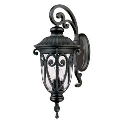 Y-Decor Hailee 3- Light Exterior Light in Matte Black Finish