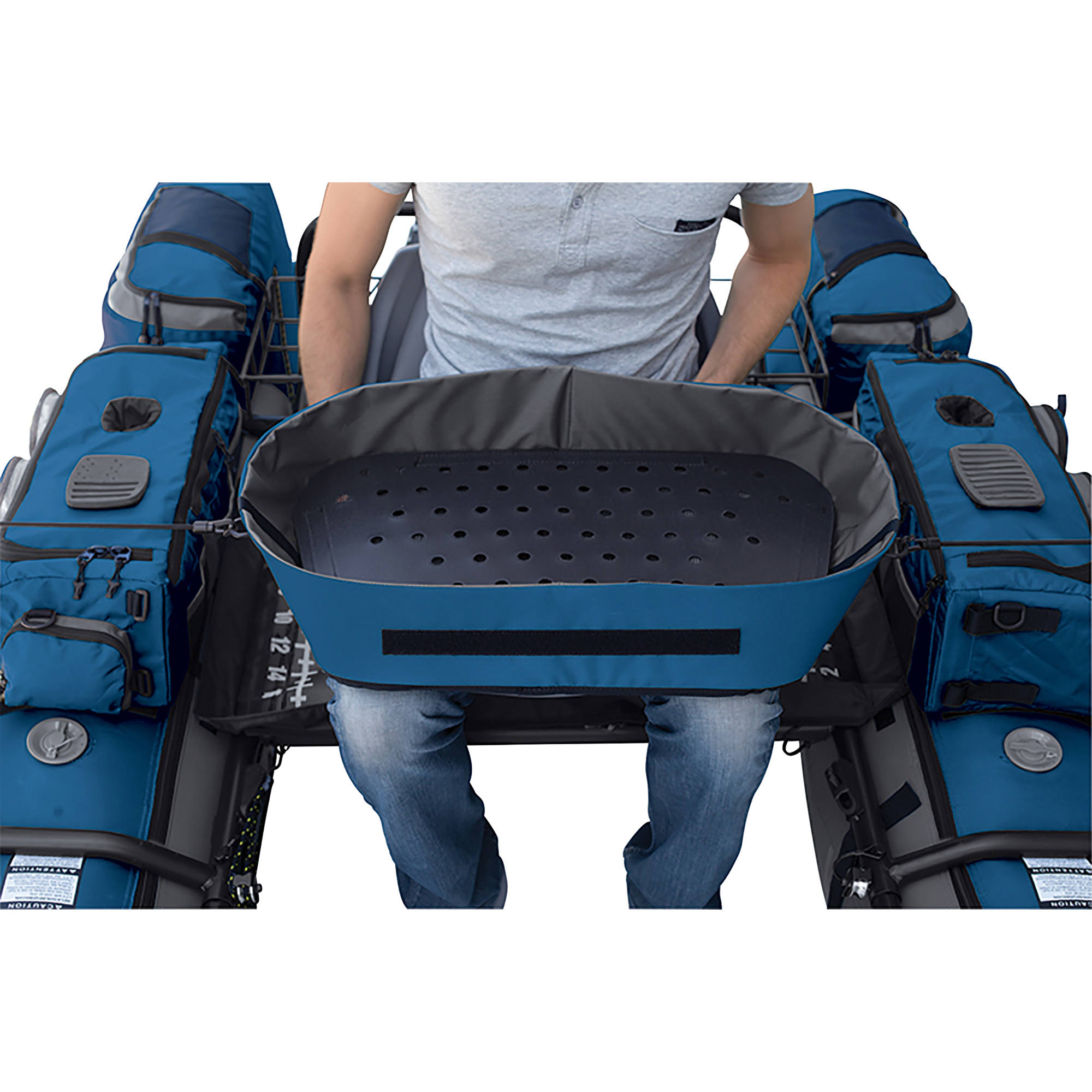 Classic Accessories Colorado XTS Pontoon Boat with Swivel Seat - Image 10
