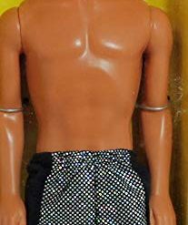 Mattel Sparkle Beach Ken Barbie Doll with a Bracelet for You